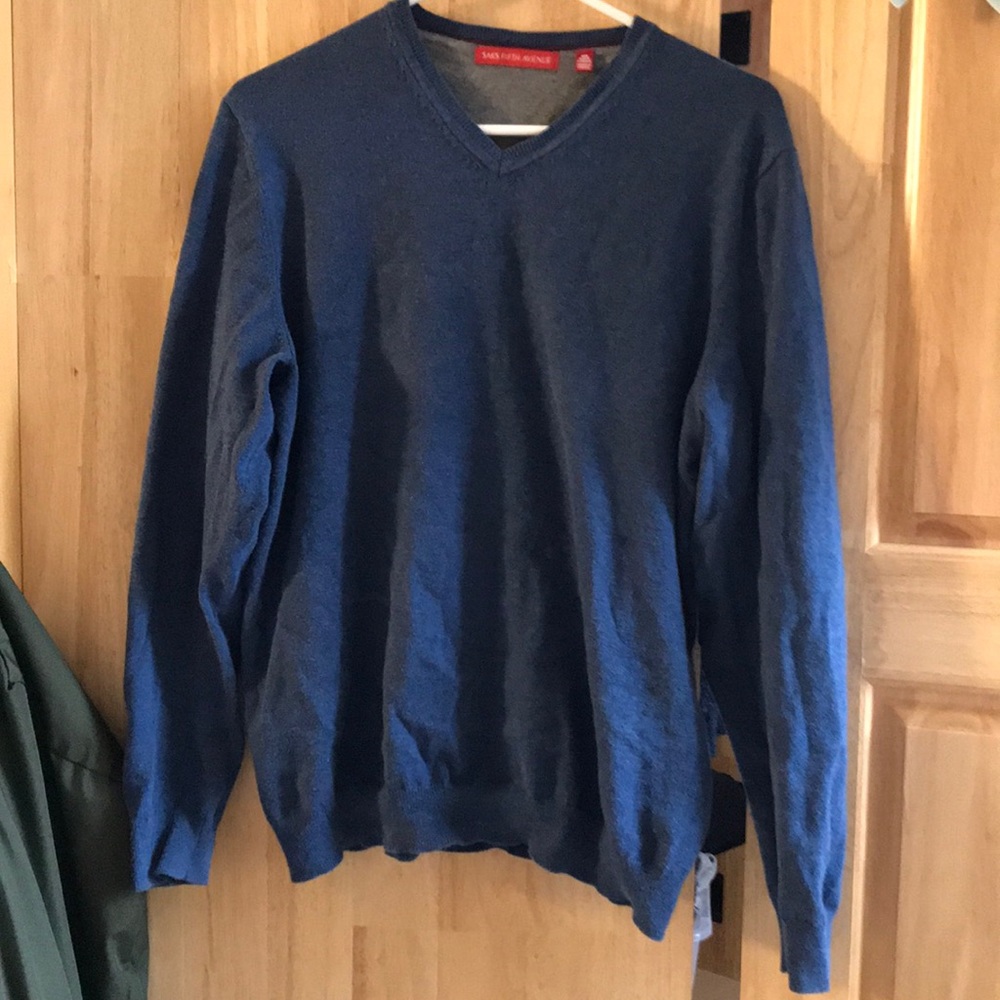 PRICE DROP plain blue sweater v neck